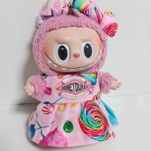 Custom Harry Potter Honeydukes Candy Dress and Bow to fit Labubu - Picture 2 of 4